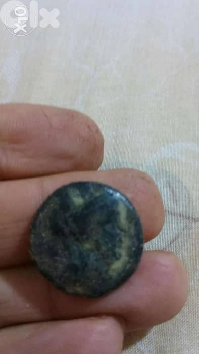 Ancient Phoencia bronze Coin Goddess Tyche &Phoencian Ship year 250 BC 1