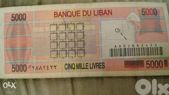 الخمسة الاف اللبنانيةالبرتقالية الطويلة Long Lebanese 5000 orange 1994 1