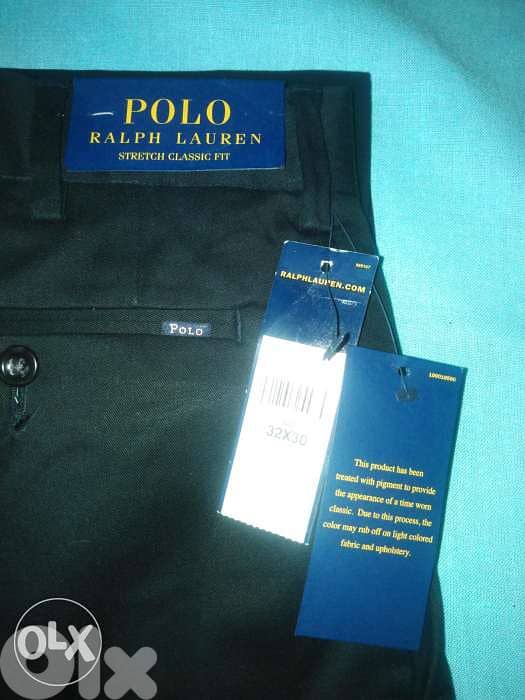 Ralph Lauren stretch classic fit black size 32 0