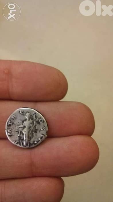 Ancient Roman Silver Coin for Emperor Hadrian year 117 AD 1