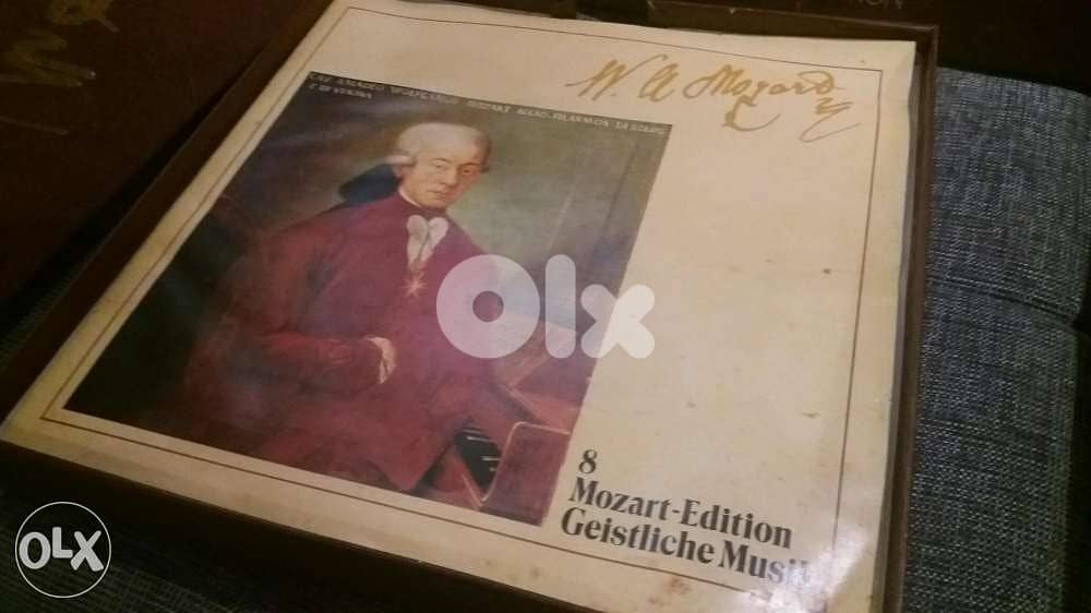 Mozart 2 vinyl boxes موزار اسطوانات اسطوانة lp records 2