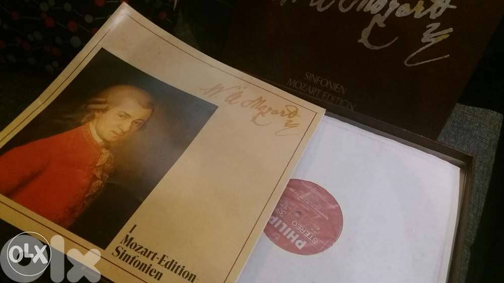 Mozart 2 vinyl boxes موزار اسطوانات اسطوانة lp records 4