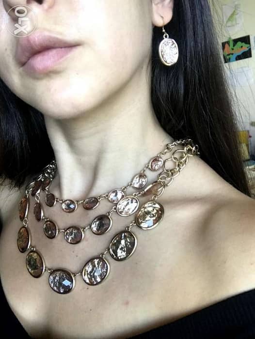 Luxury Necklace and Earrings 1