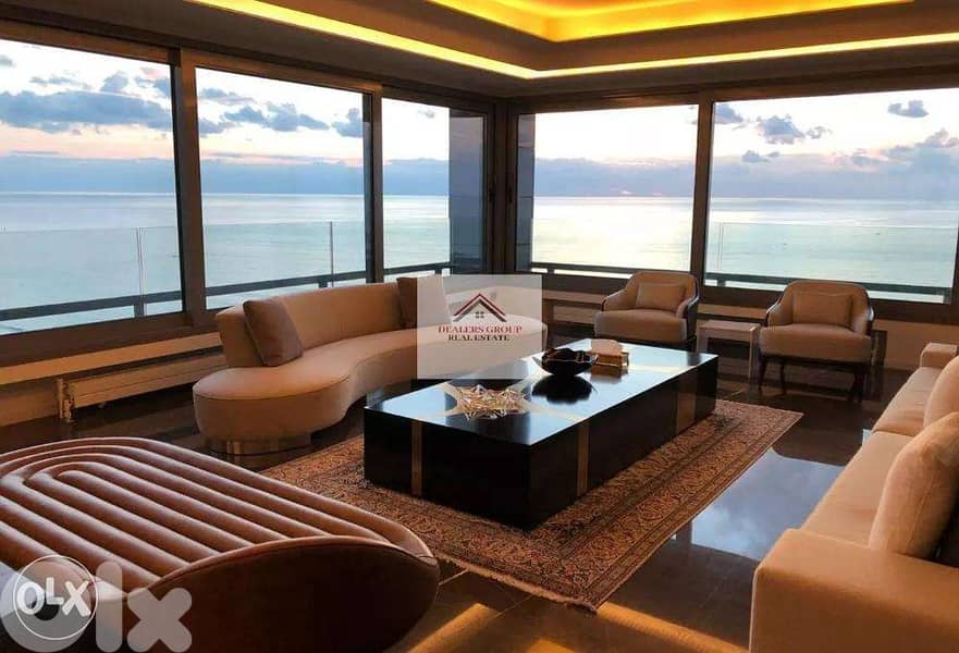 Sea View Astonishing Apartment For Sale in Ramlet el Bayda 0