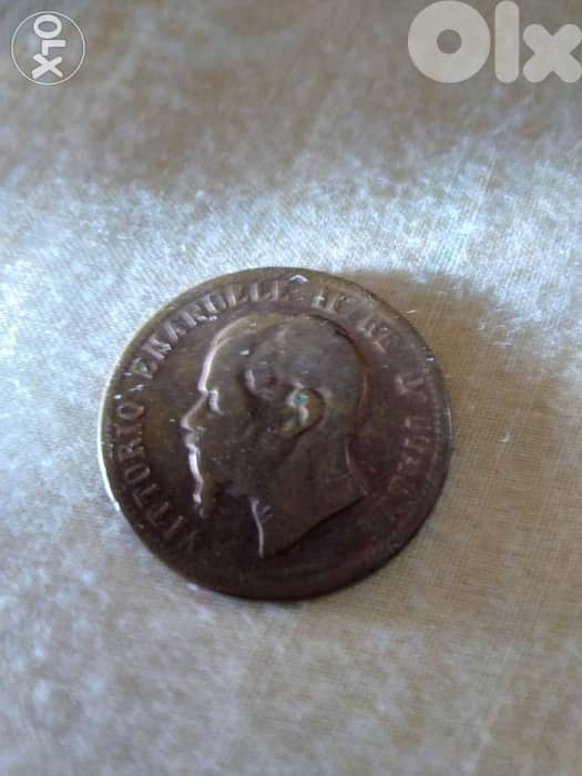 Italy Very old Bronze Victor Emmanuel II king of Italy year 1866 0