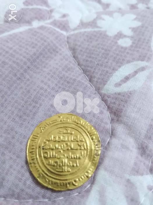 Ancient Islamic Fatimid Gold Coin Khalifa Mostansir Bilah year AH 427 1