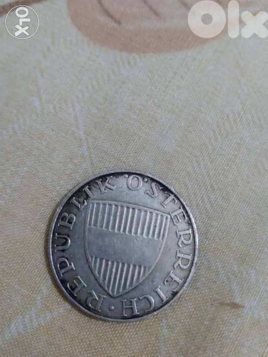 Austria Ostreiche Silver Coin 10 Schilling year 1