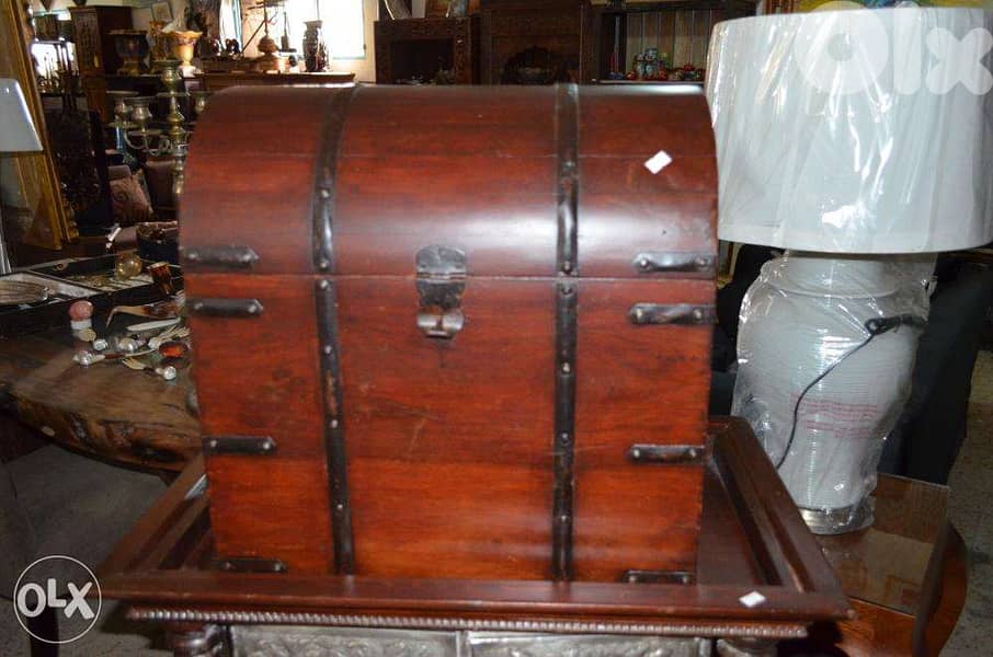 solid wood teak box 0