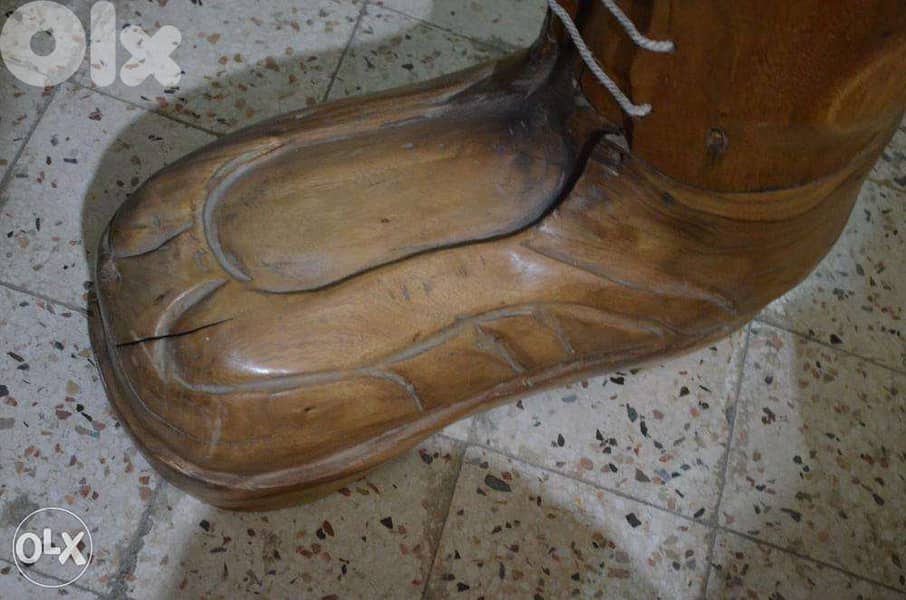 art shoes solid wood 3
