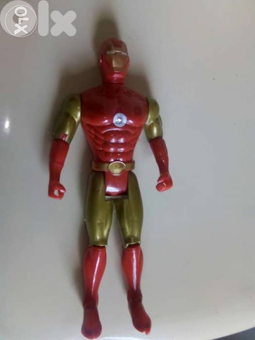MARVEL 3 MEN characters Iron man-Batman-Captain America +light, All=35 1