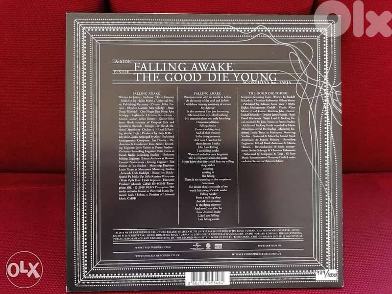 Tarja-Falling Awake - Marble Blue Vinyl- Limited Edition 3