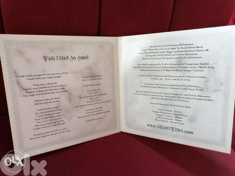 Nightwish - Wish I Had An Angel - Vinyl 2