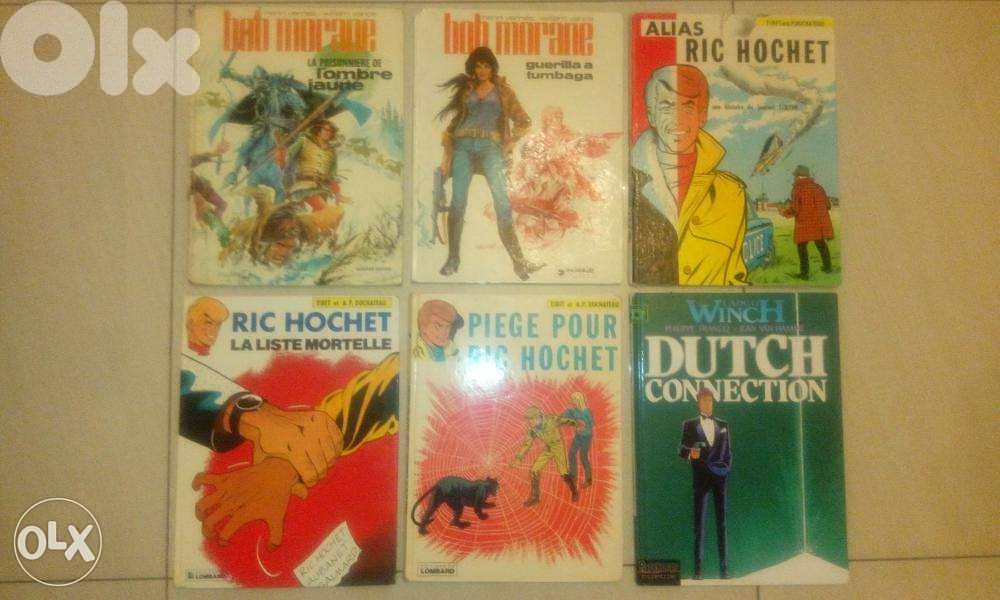 vintage 70s & 80s 90s french comics magazines starting 7$ 0