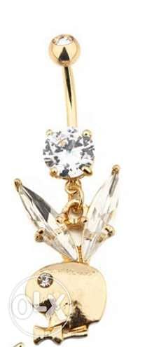 Gold plated rabbit piercing 10$ 0