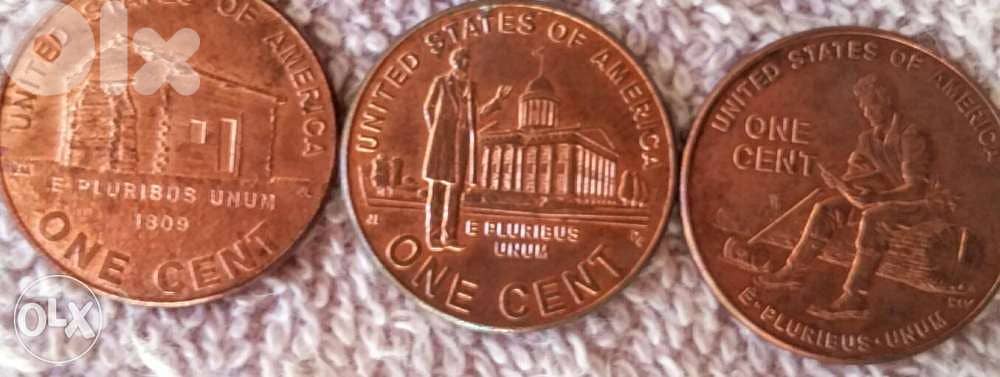 Set 3 US Commemorative Cents President Lencolin Y 2009 Very Special 3