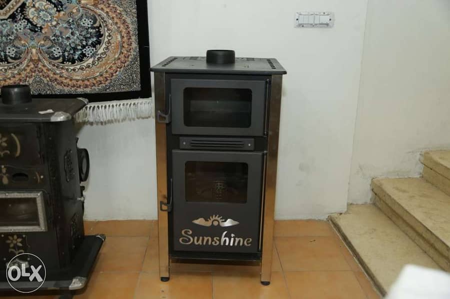 SunShine Diesel Stove Chimney صوبا مدفئة مازوت فرن ومروحة وطنية 1