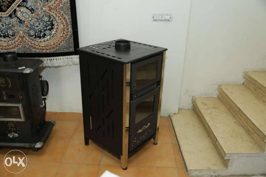 SunShine Diesel Stove Chimney صوبا مدفئة مازوت فرن ومروحة وطنية 4