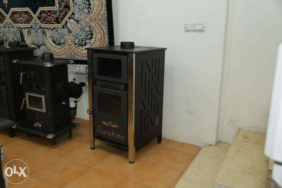 SunShine Diesel Stove Chimney صوبا مدفئة مازوت فرن ومروحة وطنية 5