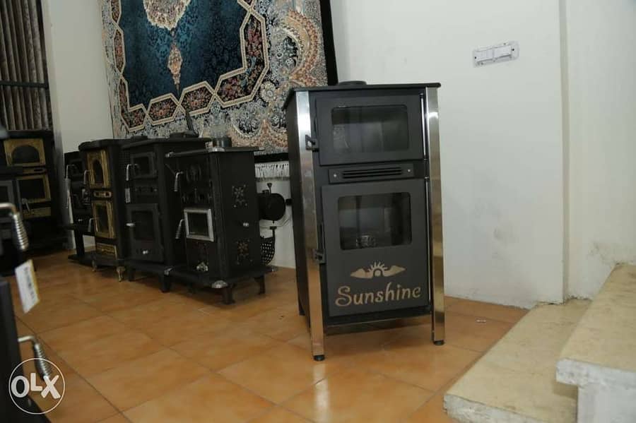 SunShine Diesel Stove Chimney صوبا مدفئة مازوت فرن ومروحة وطنية 7
