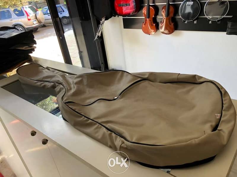 بيوت جيتار جلد سميك عدد من الاشكال والالوان 4