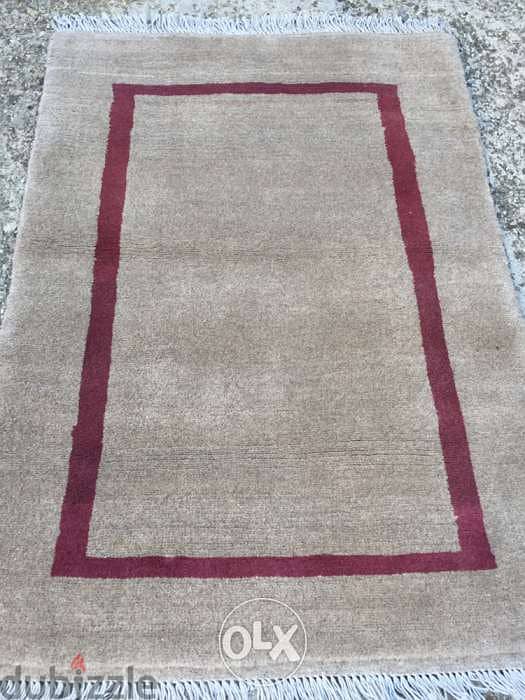 سجاد عجمي. شغل يدوي في منهالون احمر Hand made. persian carpet. tapis 3