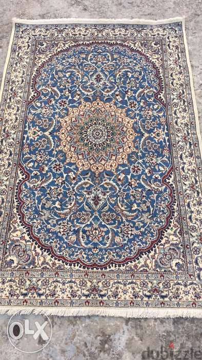 سجاد عجمي . نايين جوز قديم. Hand made. Persian carpet 3