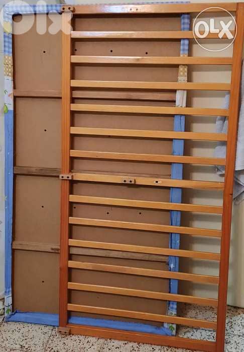 Baby bed length120cm width63cm with mattress and blanket 0