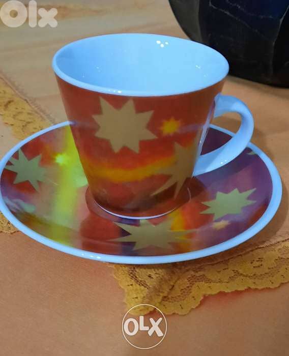 Coffee cups. Star. 6 1