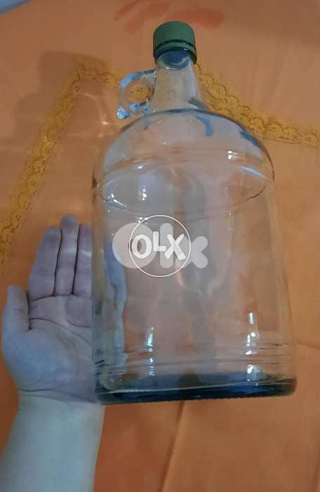 Glass galons L length31cm 1