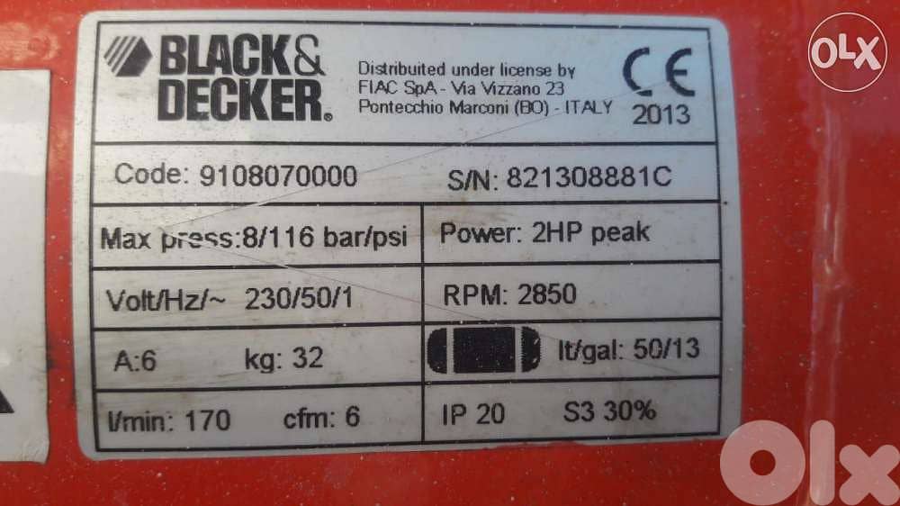 كومبروسور ضغط ٥٠ ليتر 3