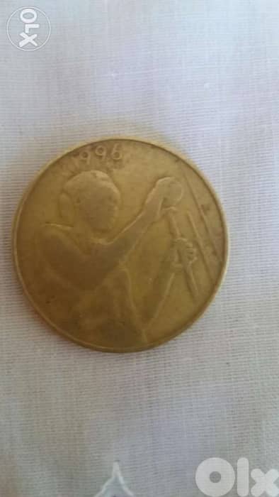 25 Francs of Central Africa Bronze Coin 0