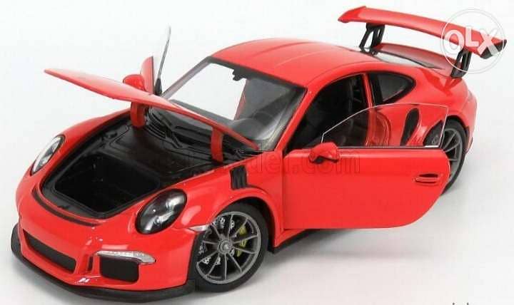 '16 GT3 RS Porsche diecast car model 1:24. 3