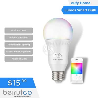 eufy Lumos Lamp Smart Bulb 2.0 Lite – White & Color 0