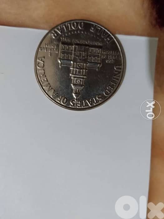 Half Steel USA Dollar of Jhon Kennedy Memorial 200 years independence 1