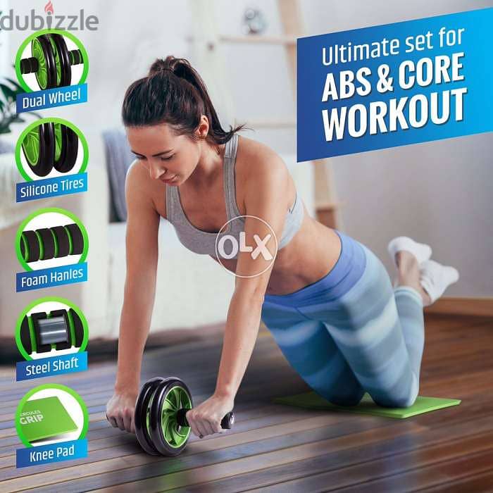 Ab wheel roller abdominal exercise 1