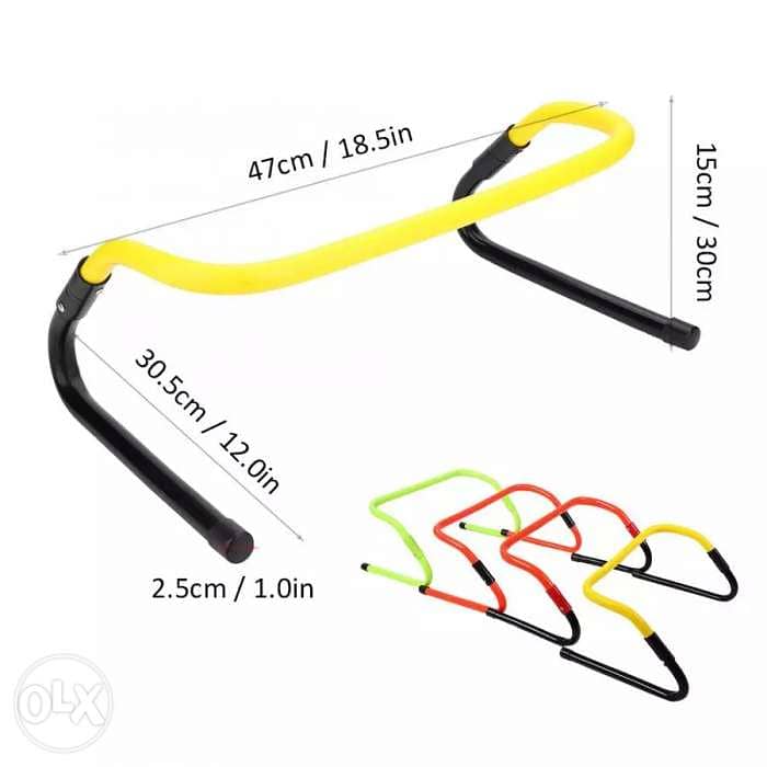 Adjustable agility hurdle 15/30cm 1