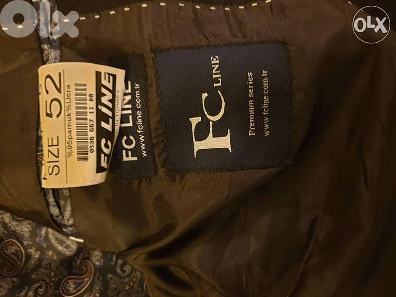 Dobetti blazer, like new, dark black,size 52 slim fit 7