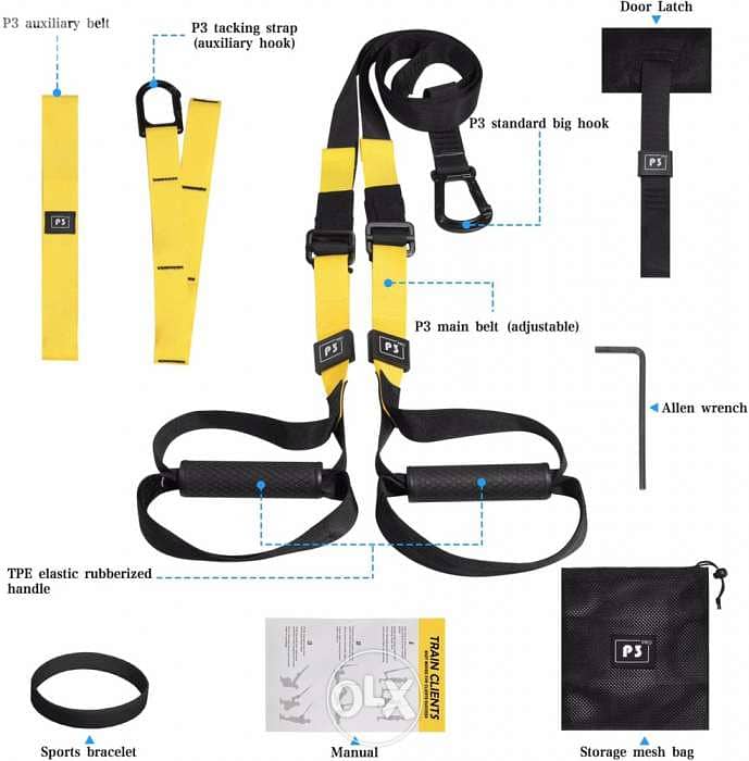 Trx p3 suspension trainer kit 6