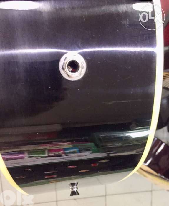 غيتار مع مخرج الكتريك  guitar black electro acoustic 4