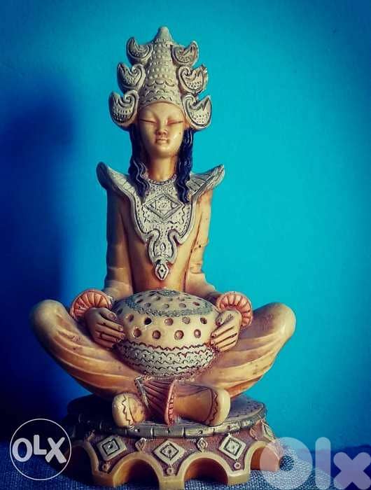 Antique Buddhist statue Lakshmi 0