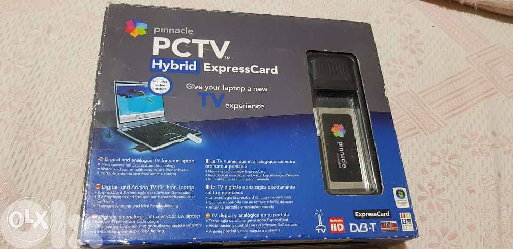 Pinnacle PCTV Hybrid ExpressCard Tv tuner for laptop 0