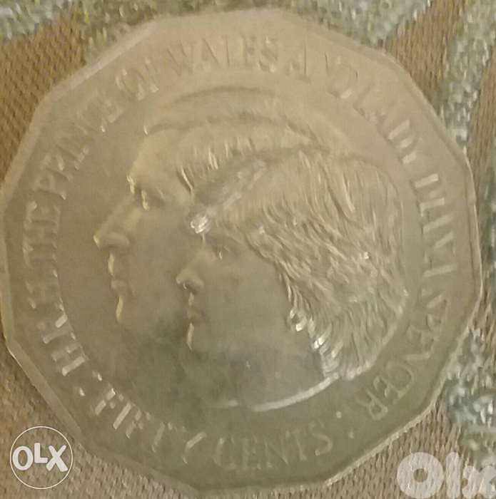 Prince Charles & Diana Memorial Commemorative Aust Coin Very Special 0