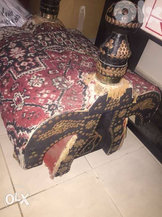 beautifull 19th century egyptian camel riding chair 0