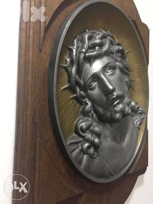 antique big church bronze hand made icon 6