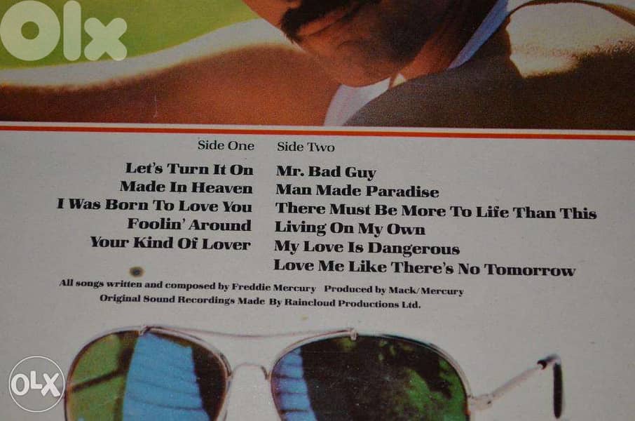 freddy mercury "mr bad guy" vinyl lp 1