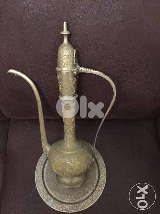 إبريق تراثي نحاس قديم Old brass jug heritage 1