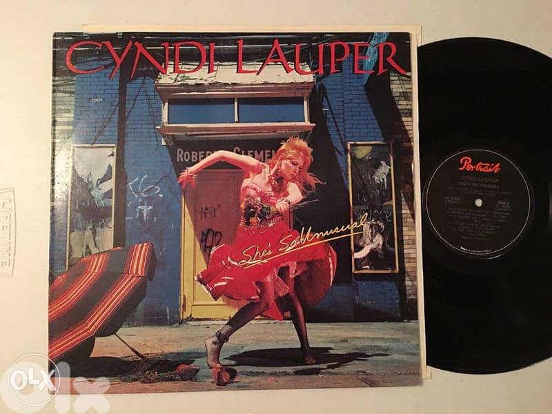 cindy lauper "she s so unusual" vinyl lp 0