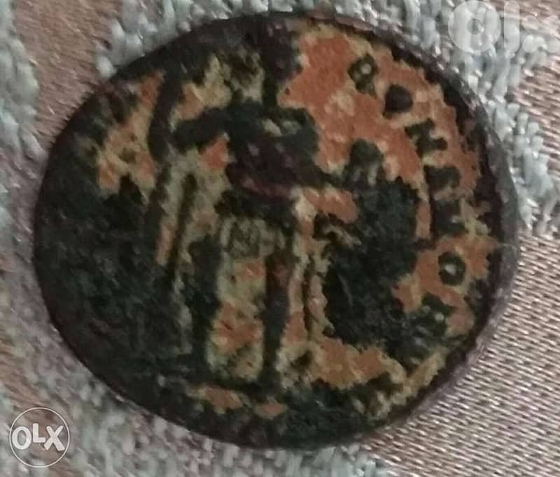 Roman Eastern Empire Bronze Coin for Emperor Justanian year 518 A. D 1