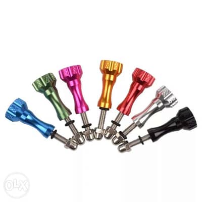Aluminum Screw coloured 3 pcs for Gopro Camera