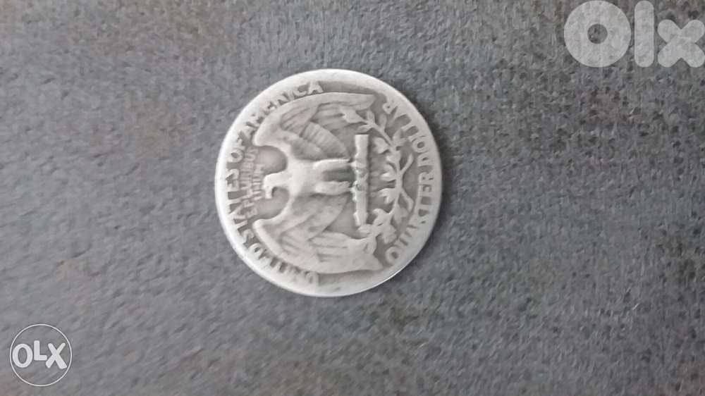 USA Quarter Dollar Silver Coin year 1942 1